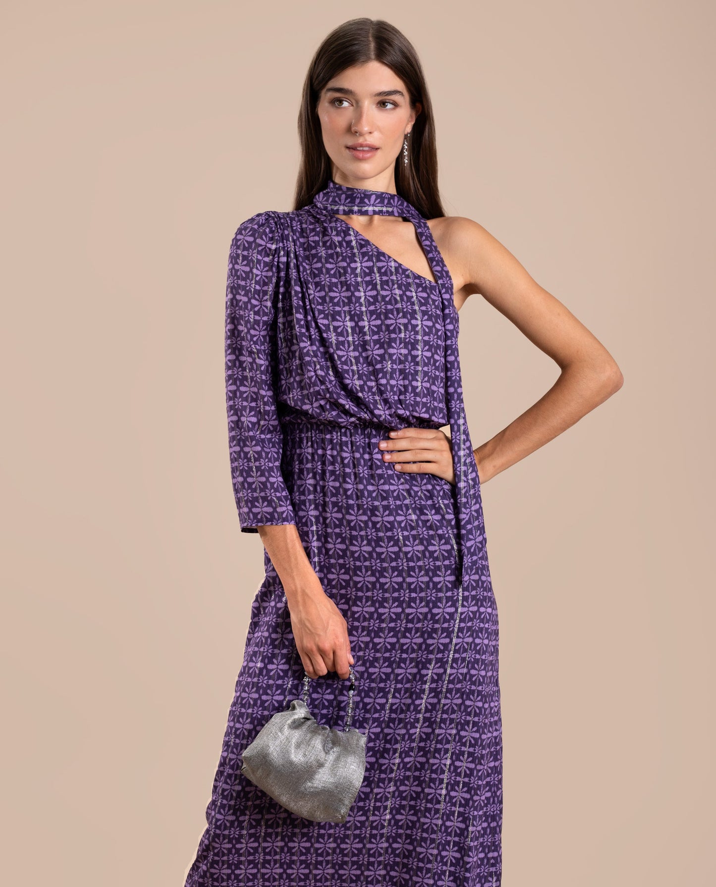 VESTIDO LÉONIE  MORADO