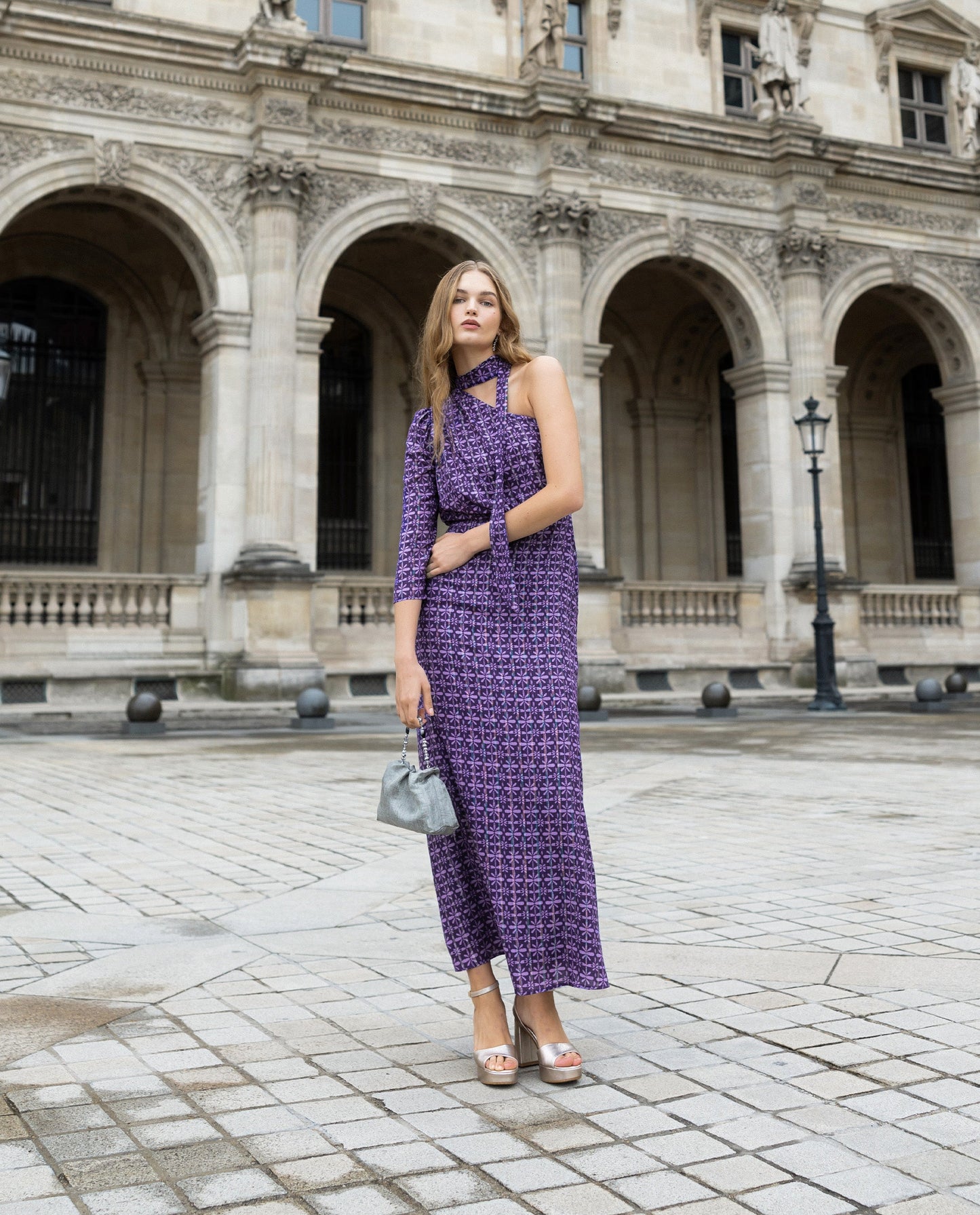 VESTIDO LÉONIE  MORADO