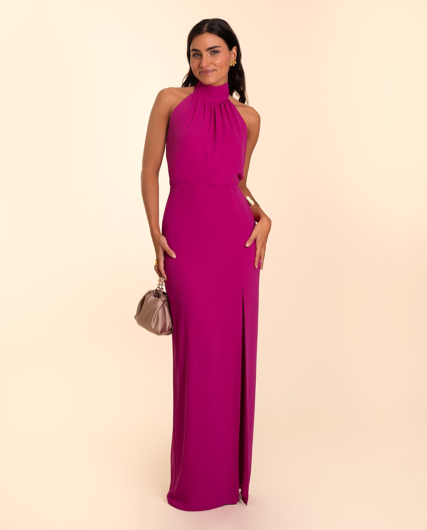 VESTIDO MRS. ALCARAZ  FUCSIA