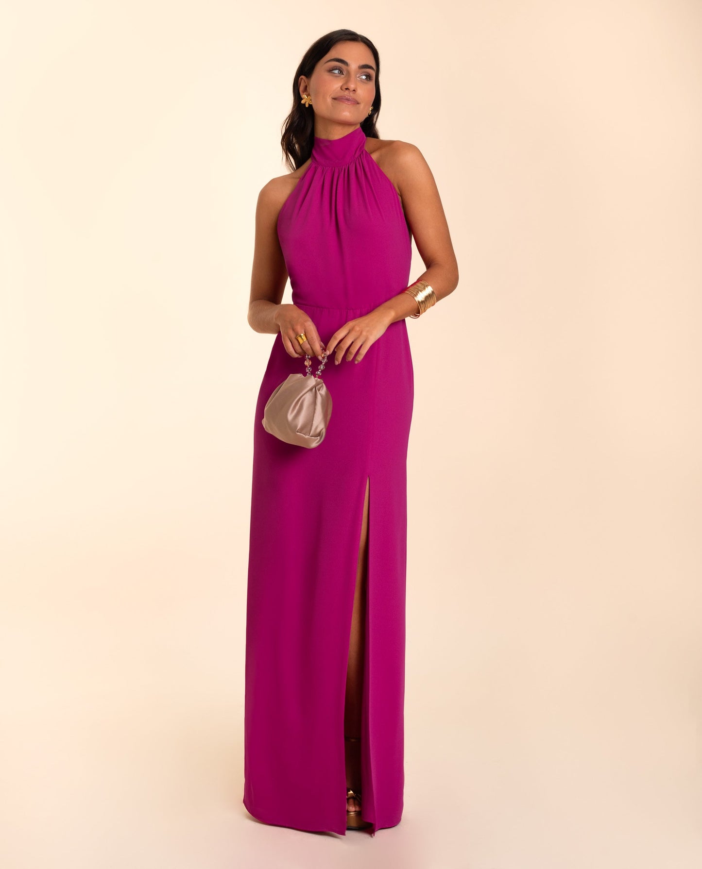 VESTIDO MRS. ALCARAZ  FUCSIA