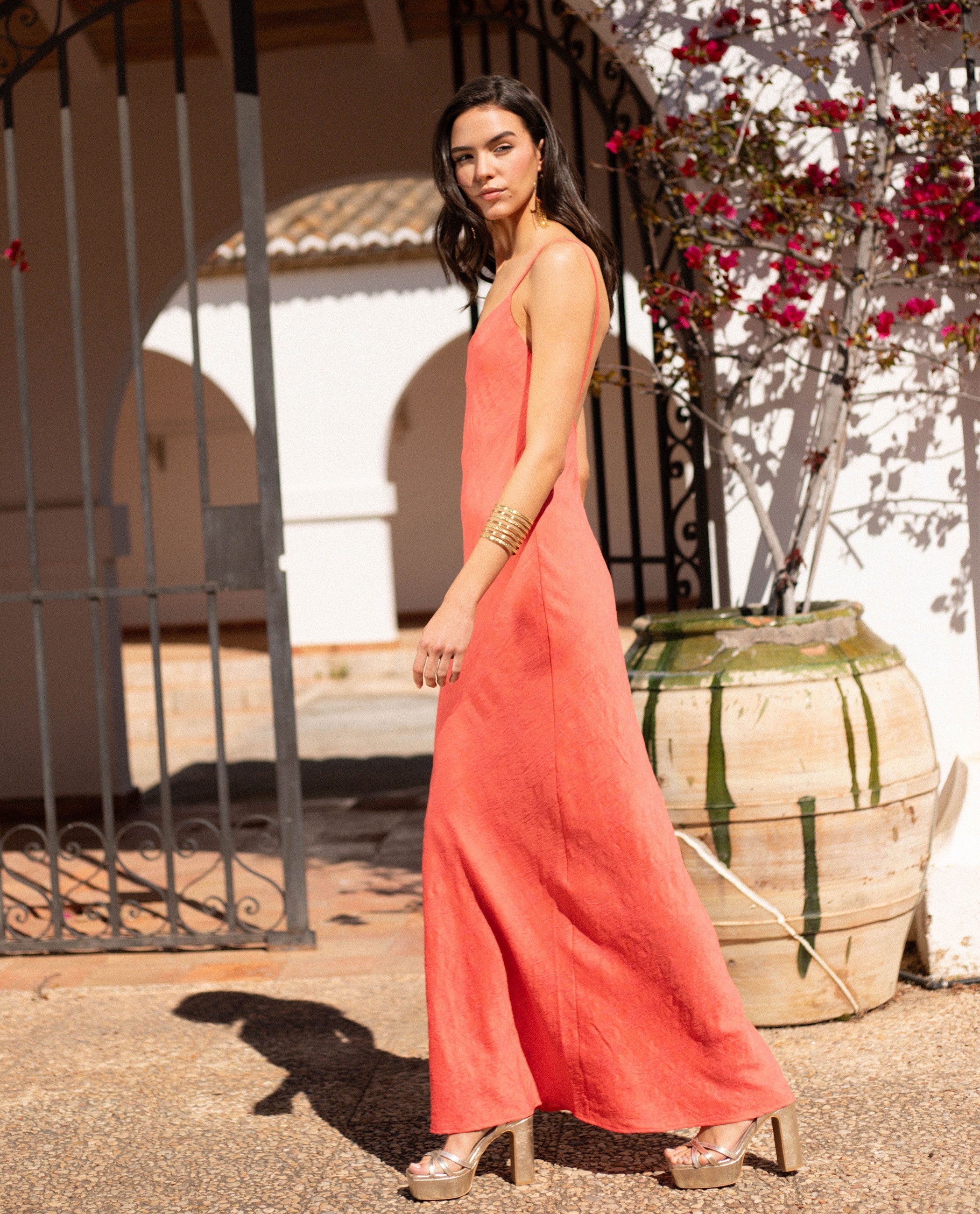VESTIDO JAÉN · CORAL