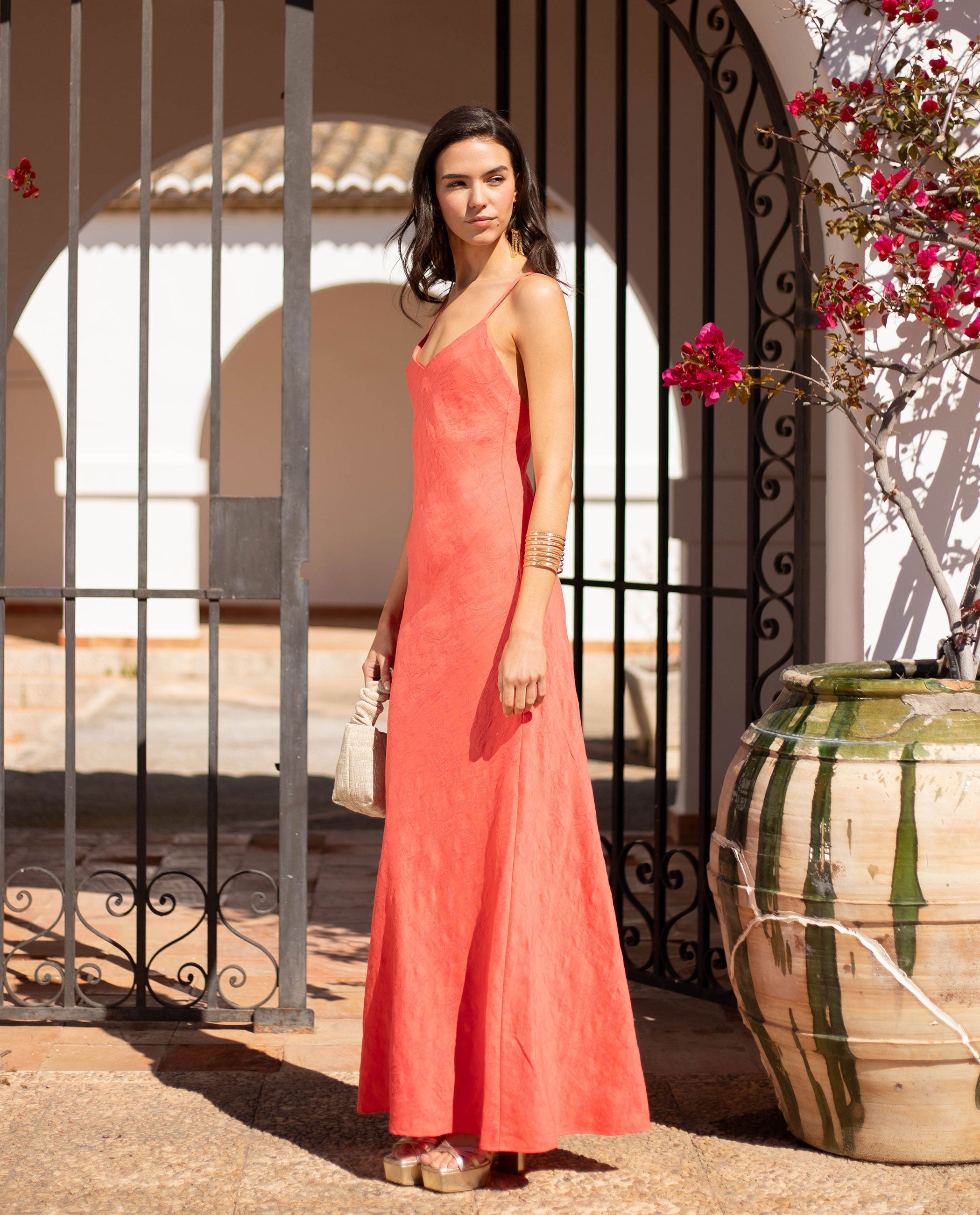 VESTIDO JAÉN · CORAL