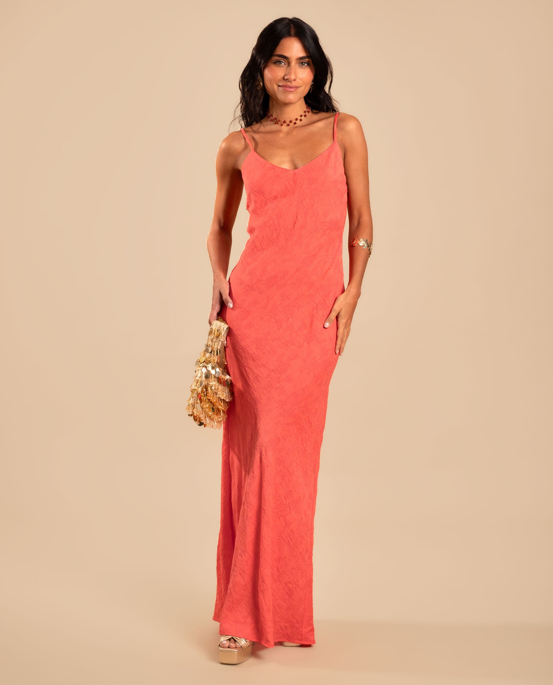 VESTIDO JAÉN · CORAL