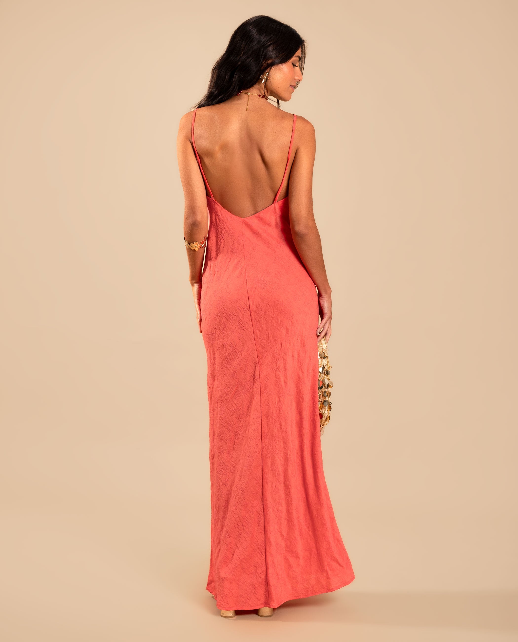 VESTIDO JAÉN · CORAL