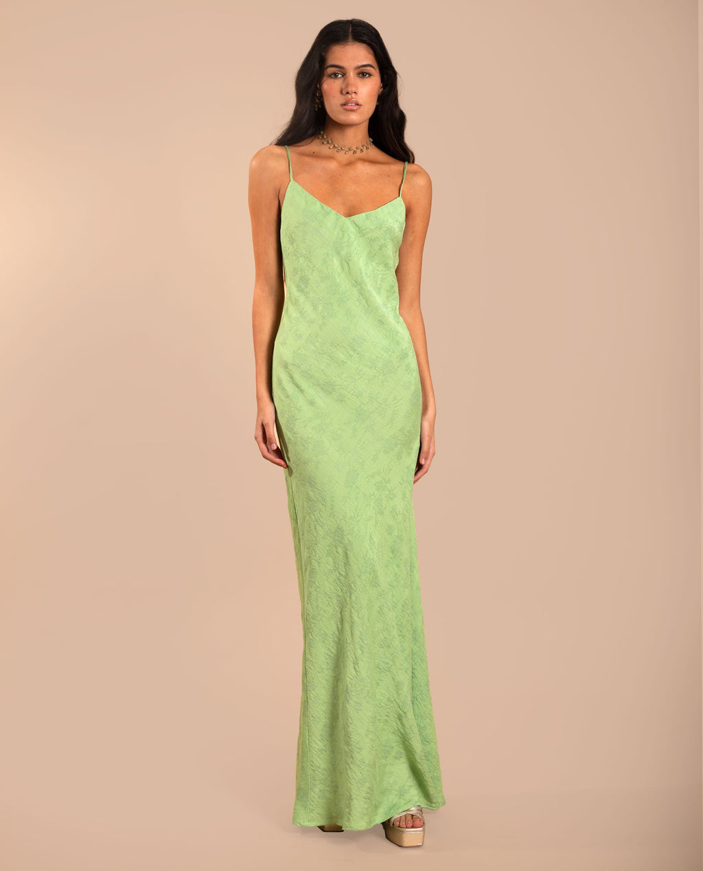 VESTIDO JAÉN · VERDE LIMA