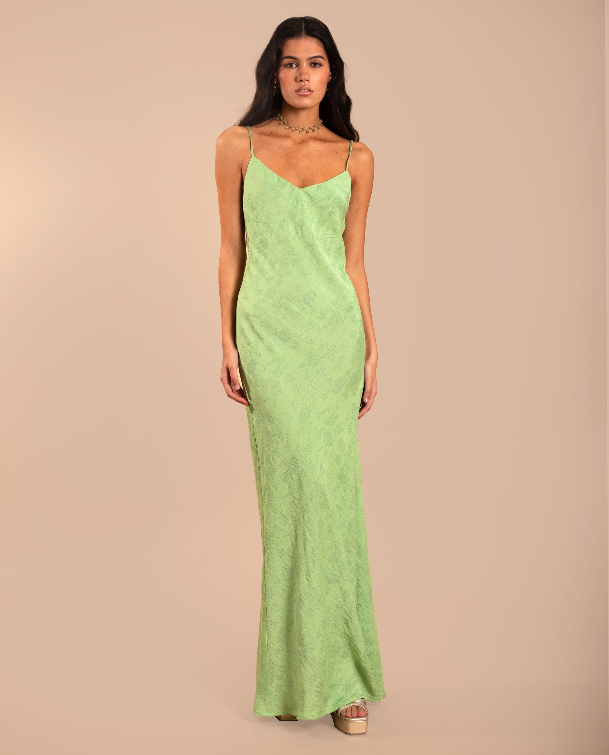 VESTIDO JAÉN · VERDE LIMA