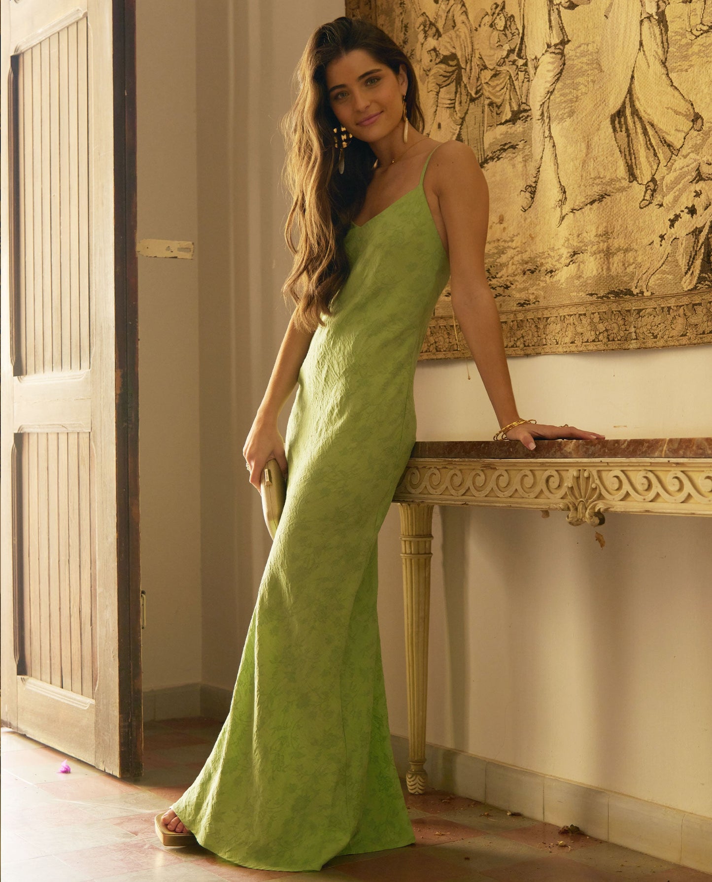 VESTIDO JAÉN  VERDE LIMA