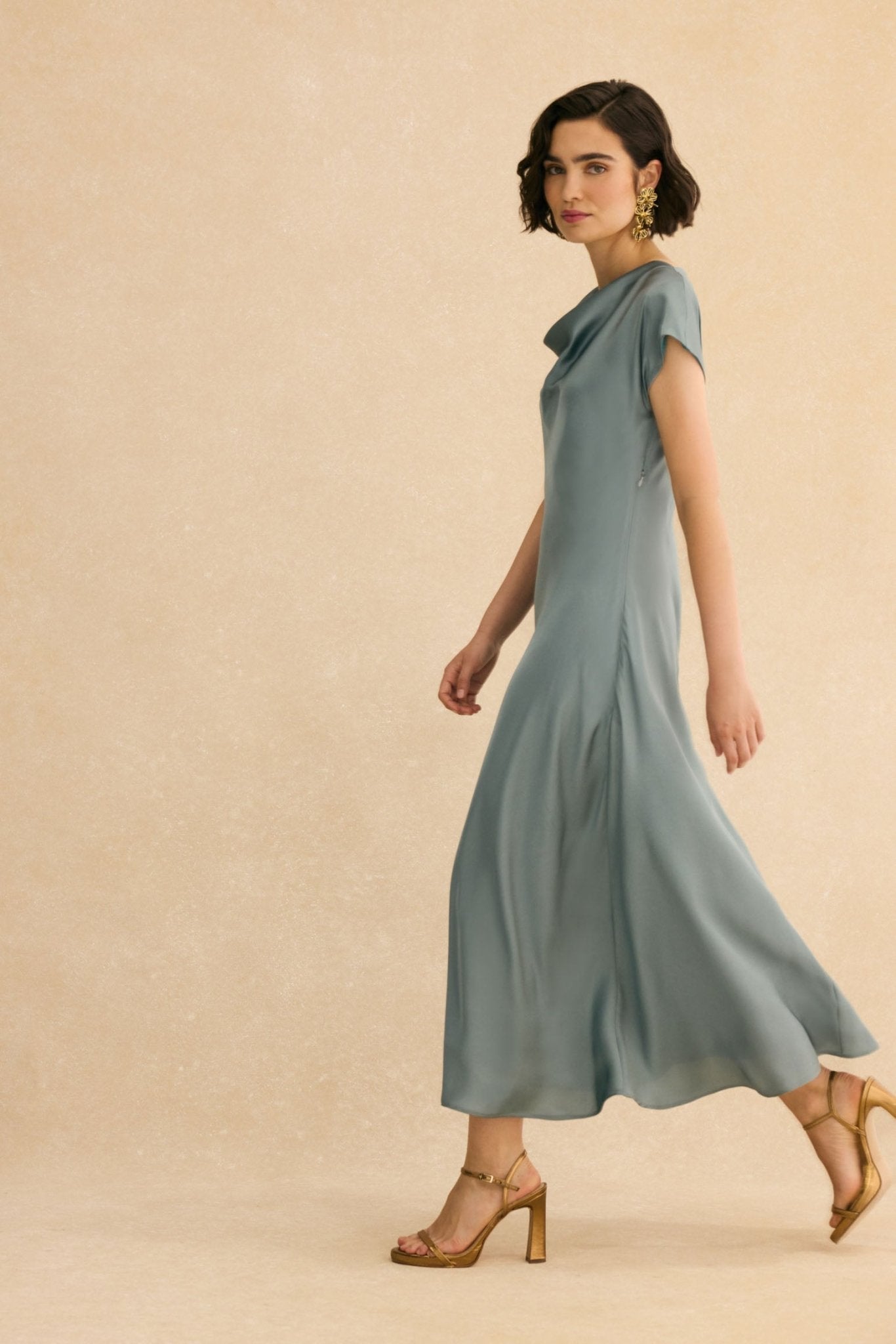 Vestido LOREN Azul Atlántico