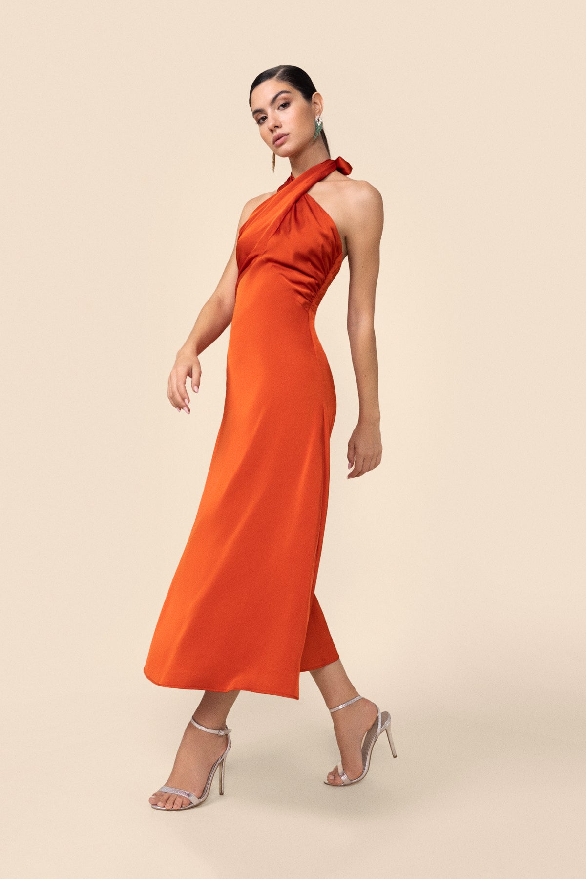 VESTIDO MELANIA FLAME  LE JARDIN