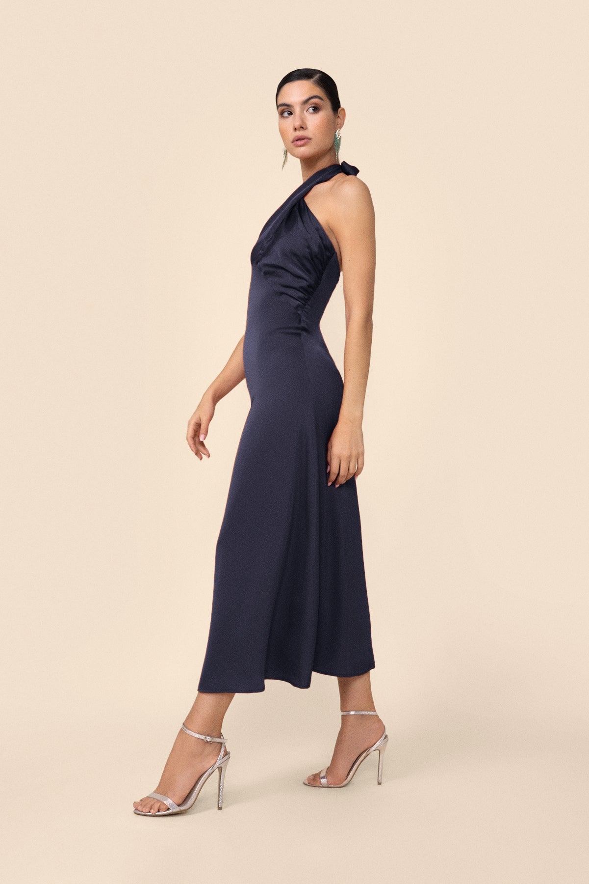 VESTIDO MELANIA NAVY  LE JARDIN