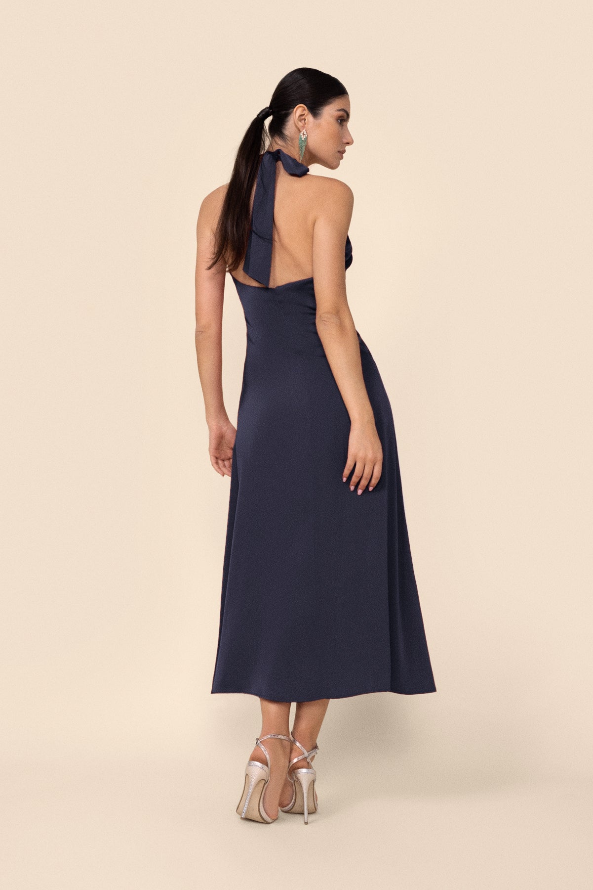 VESTIDO MELANIA NAVY  LE JARDIN