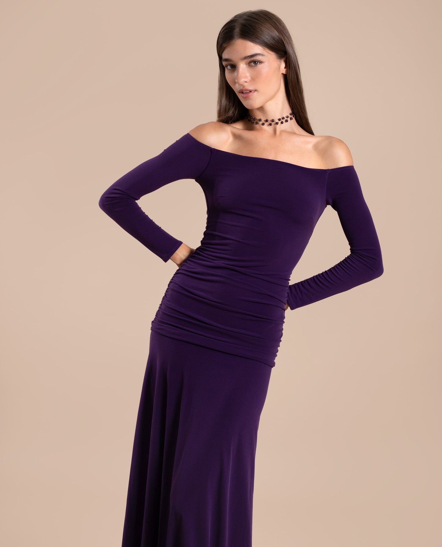 VESTIDO SOPHIE  MORADO