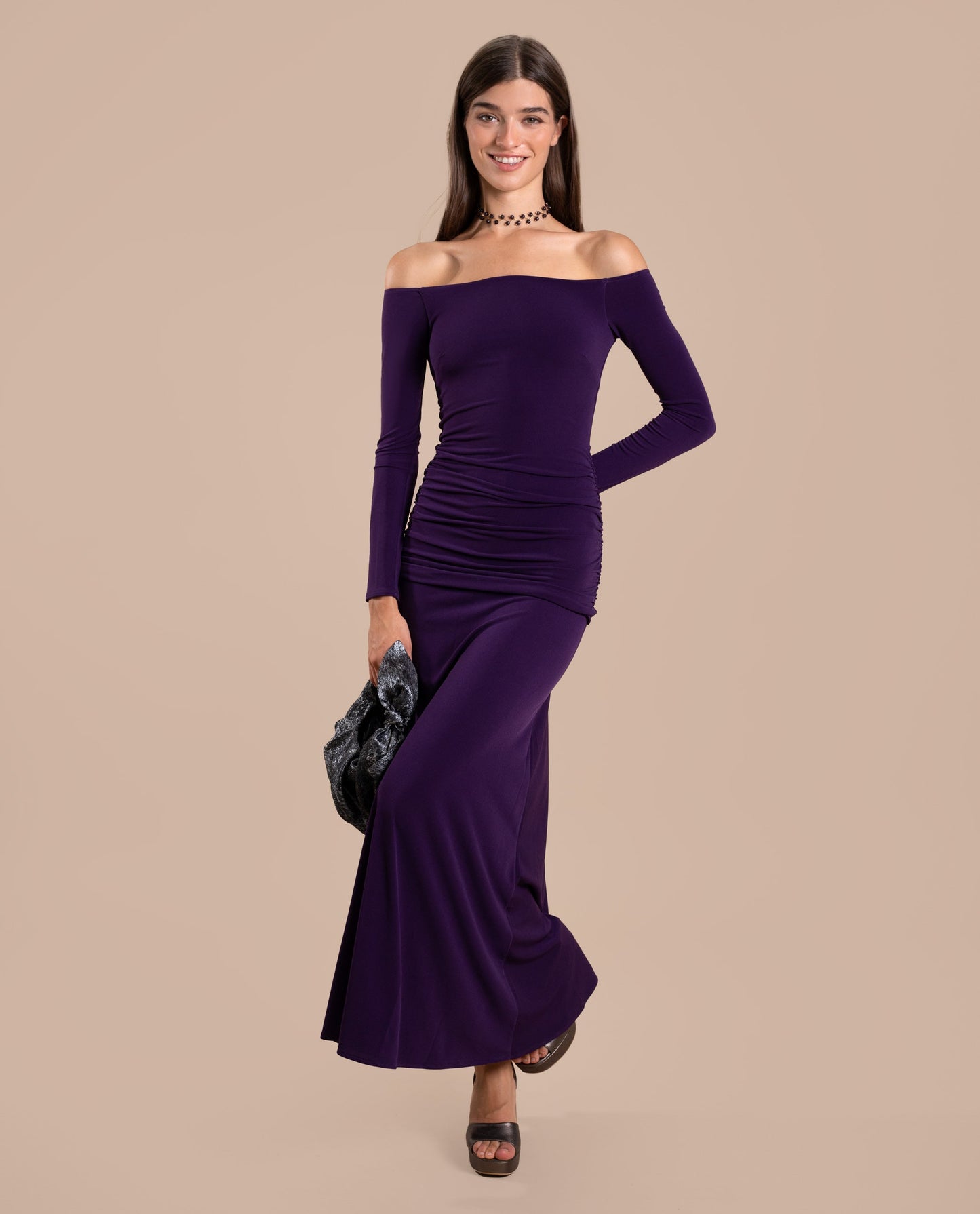 VESTIDO SOPHIE  MORADO