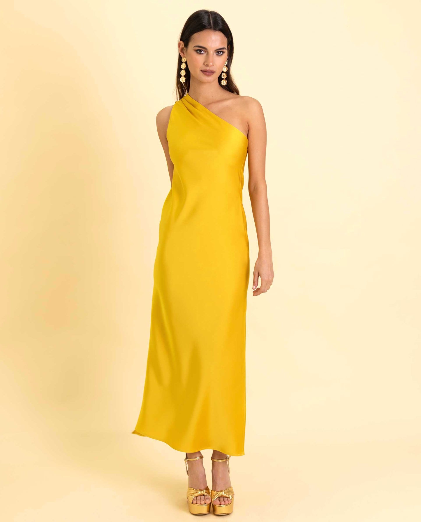 VESTIDO MRS. ABRIL  AMARILLO