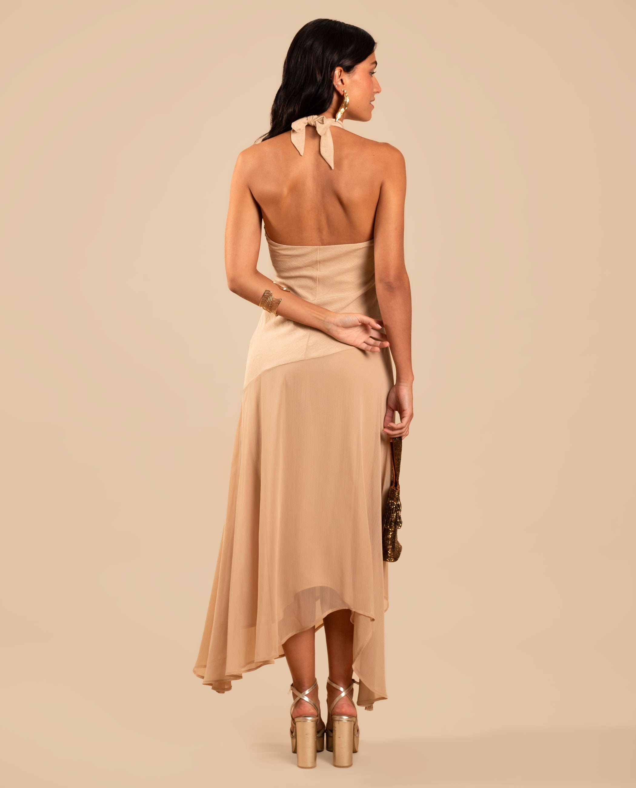 VESTIDO ONA · BEIGE