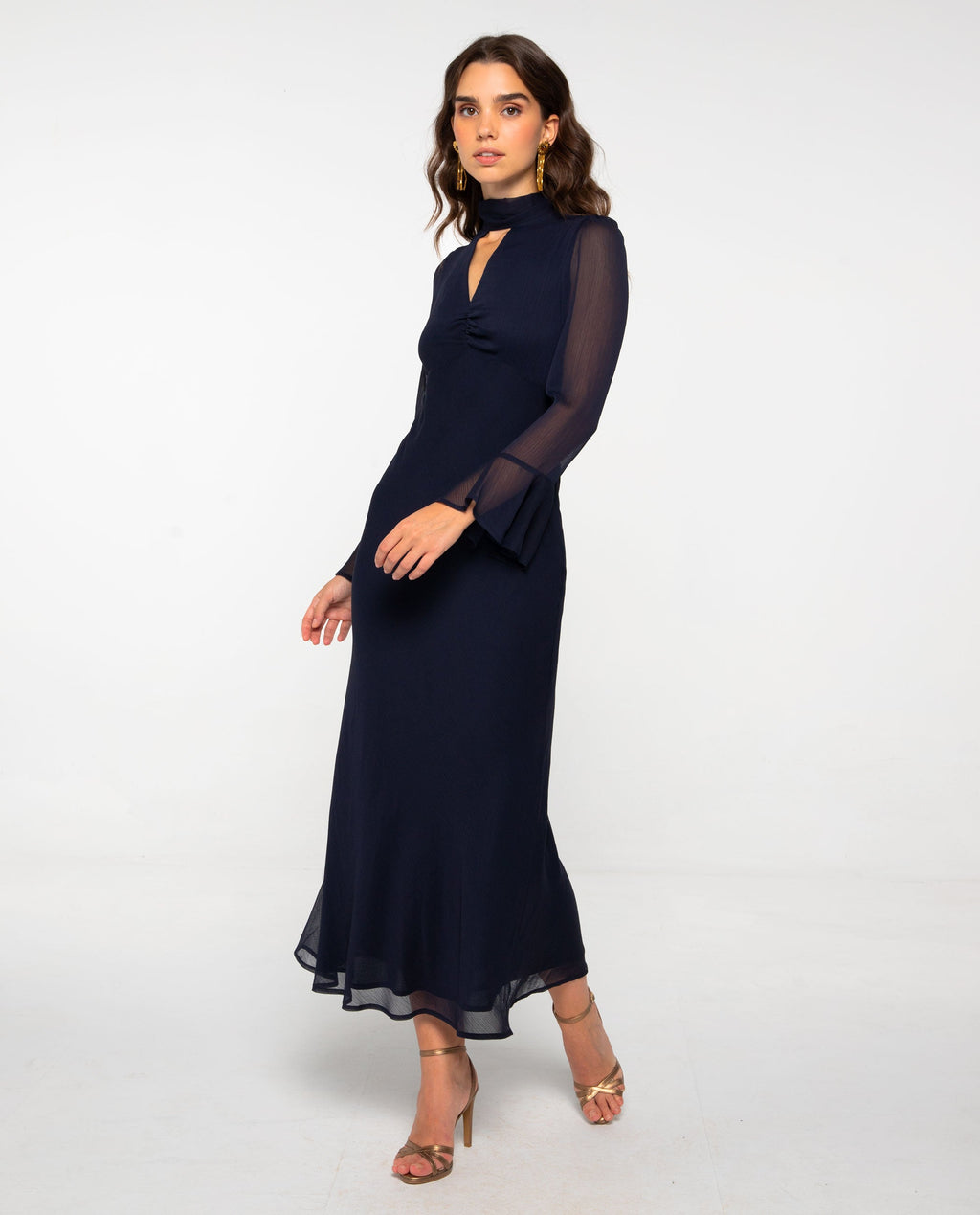 VESTIDO PALOMA · AZUL MARINO