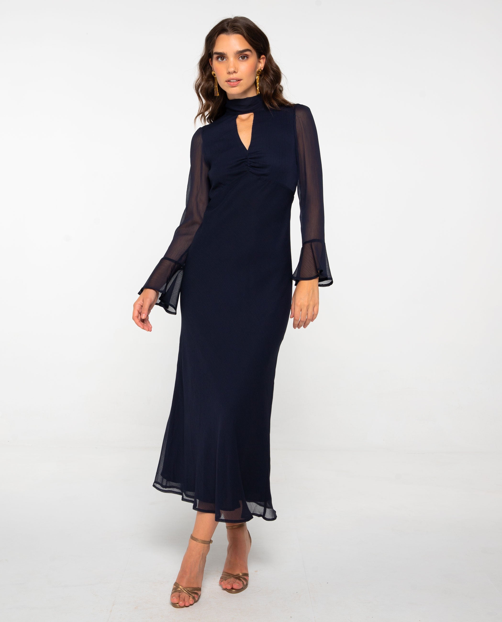 VESTIDO PALOMA · AZUL MARINO