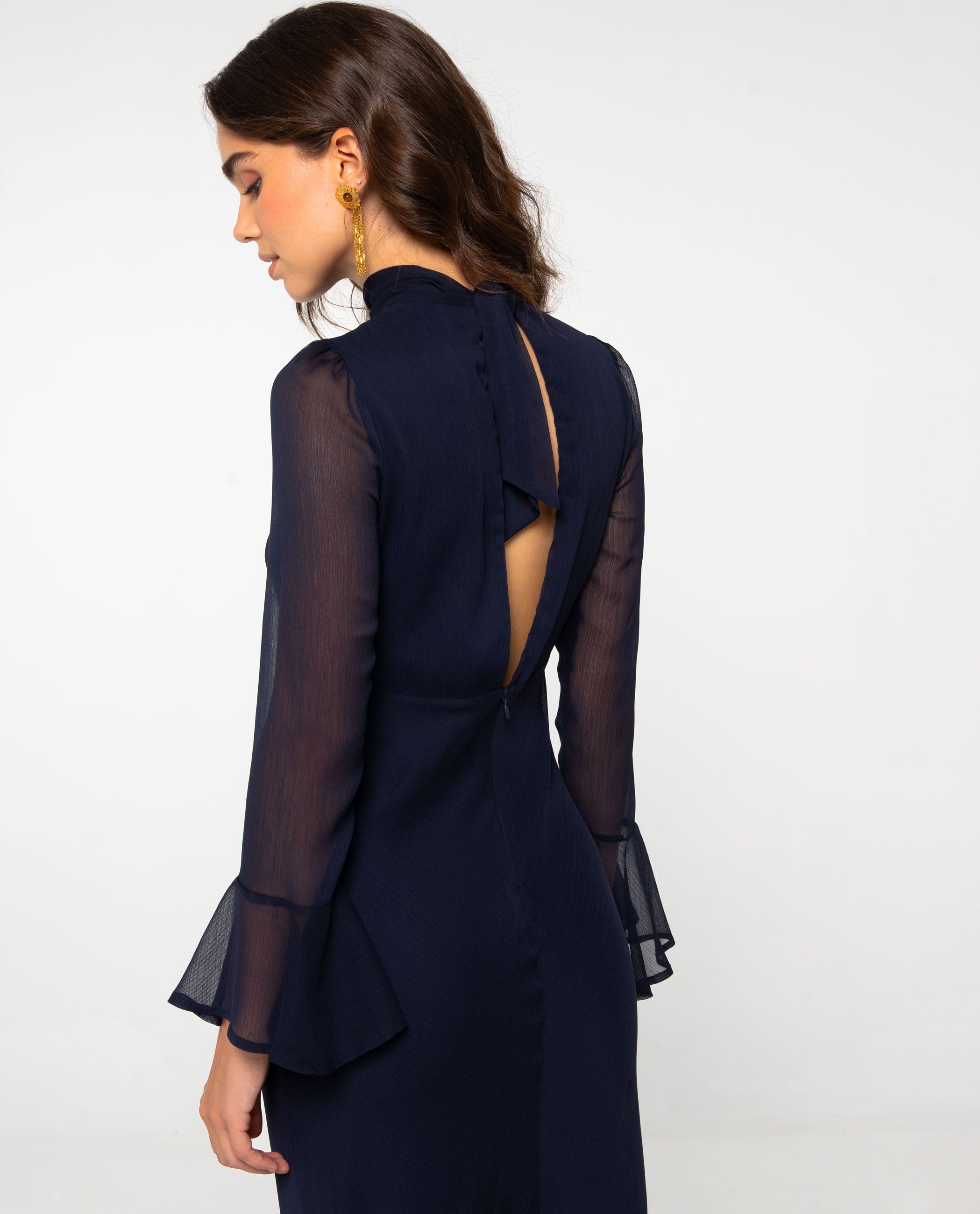 VESTIDO PALOMA · AZUL MARINO