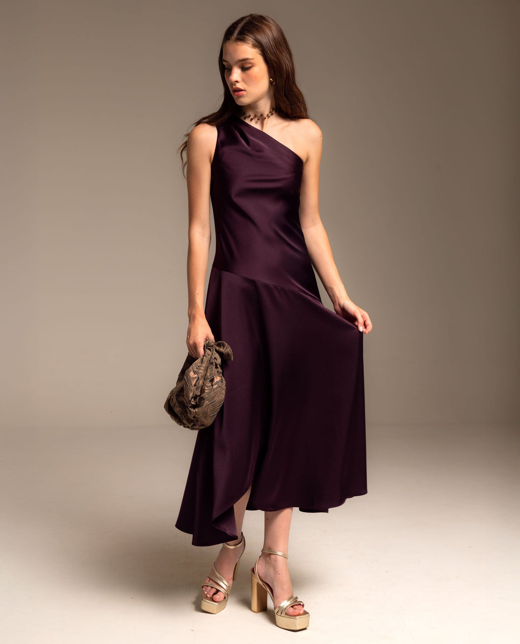 VESTIDO LEONOR · CIRUELA