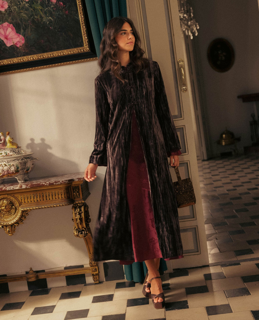 VESTIDO MANUELA · CIRUELA