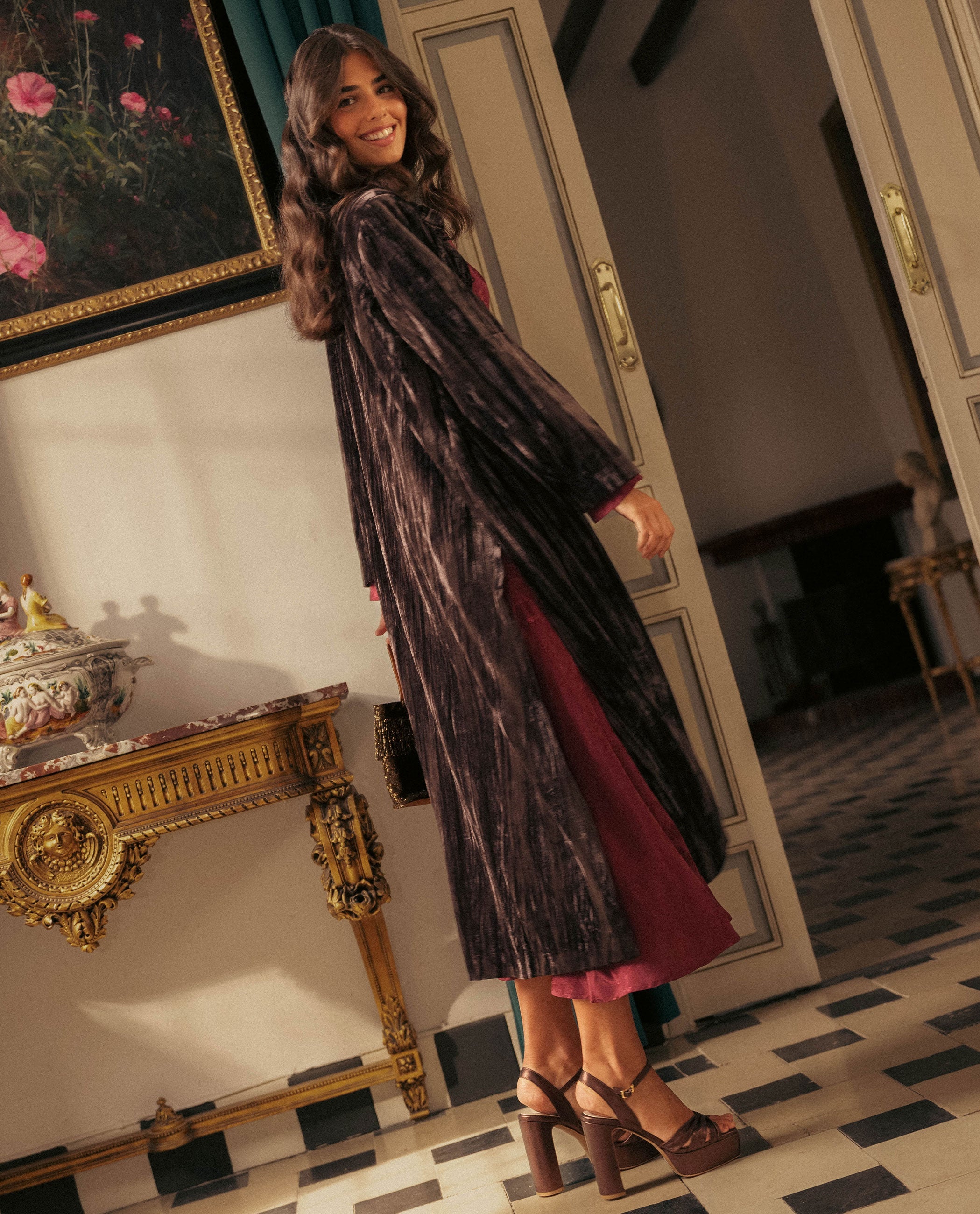 VESTIDO MANUELA · CIRUELA