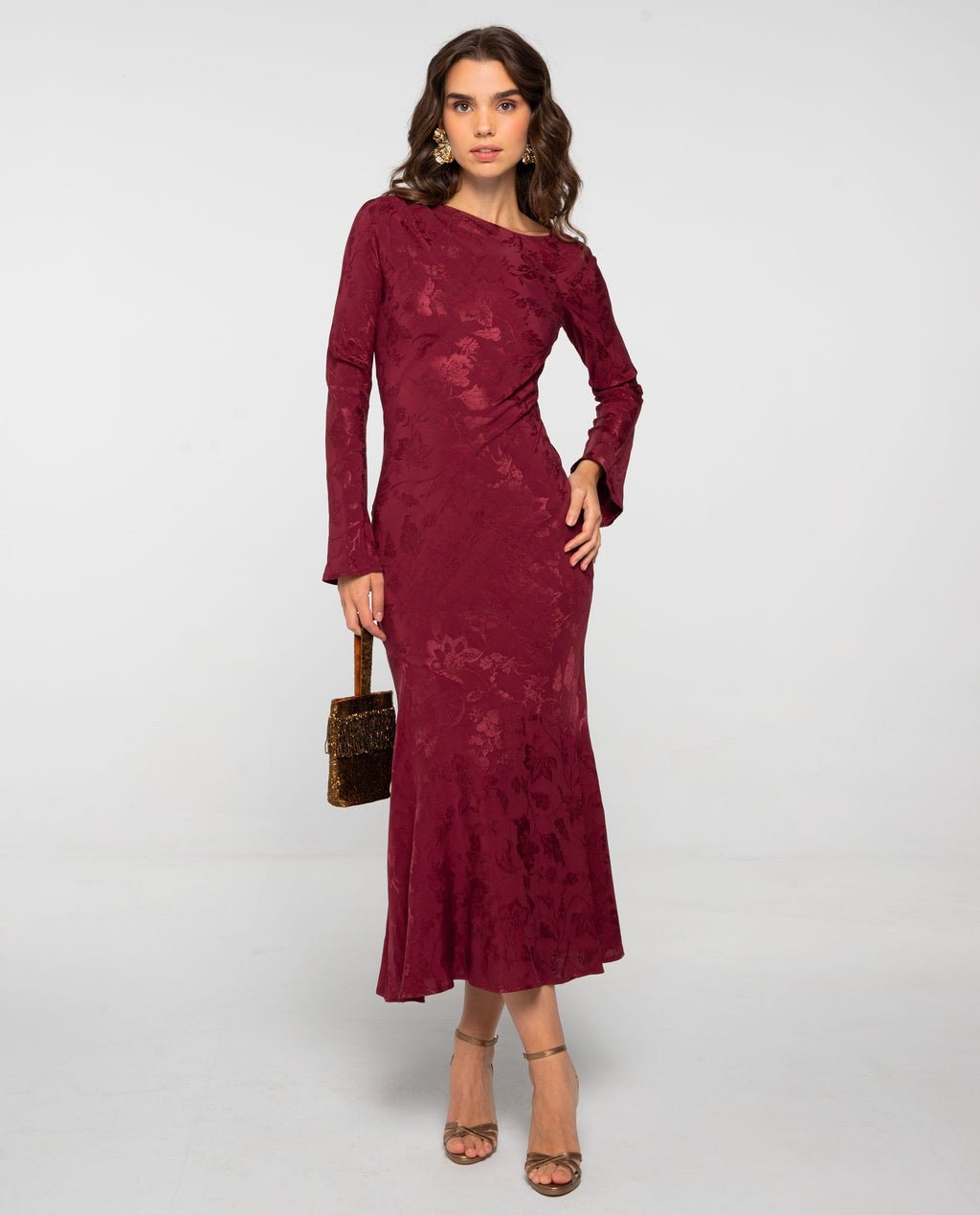 VESTIDO MANUELA · CIRUELA