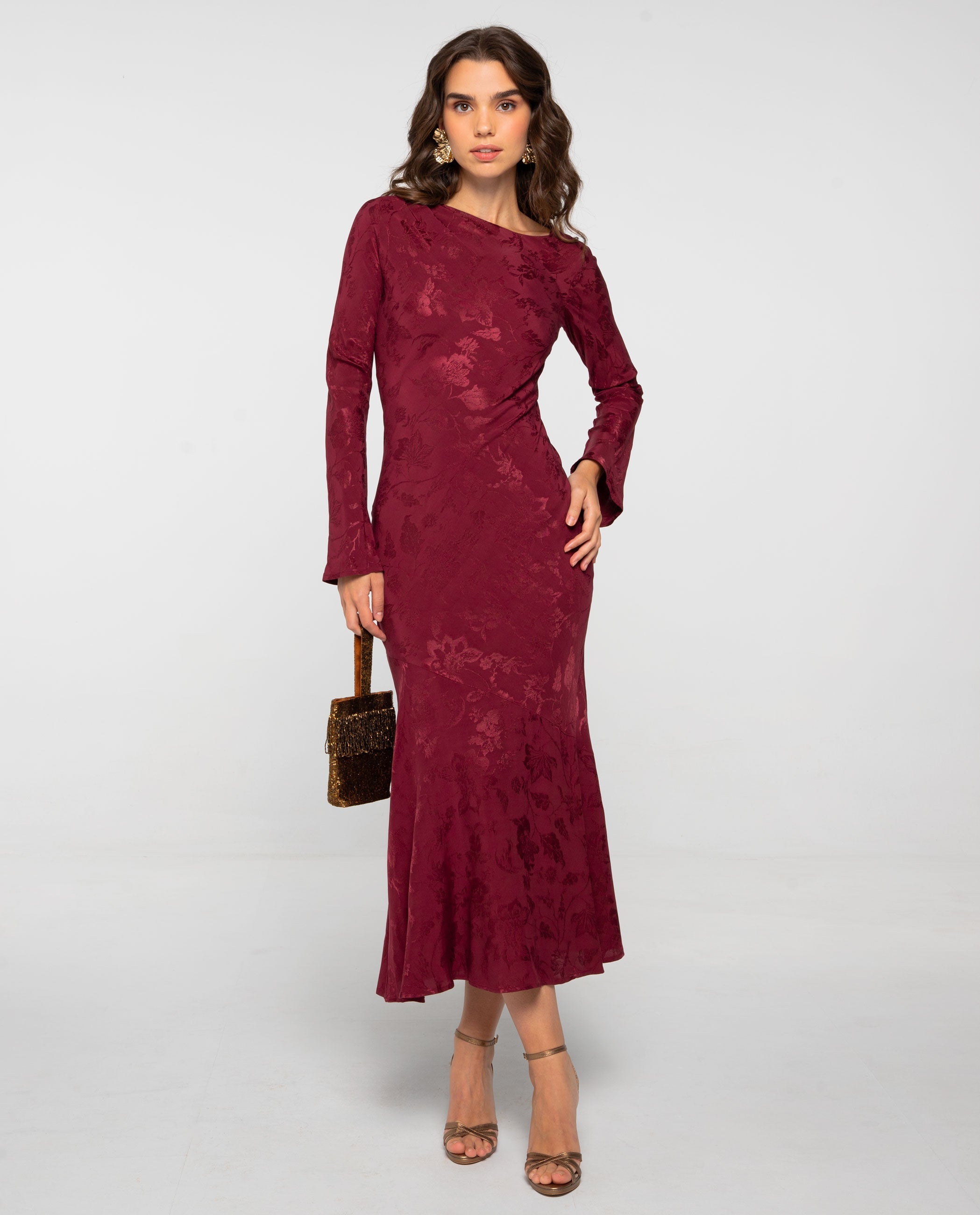 VESTIDO MANUELA · CIRUELA