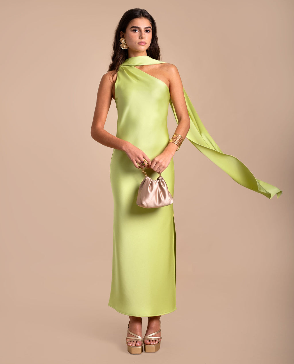 VESTIDO MRS. ABRIL · VERDE LIMA