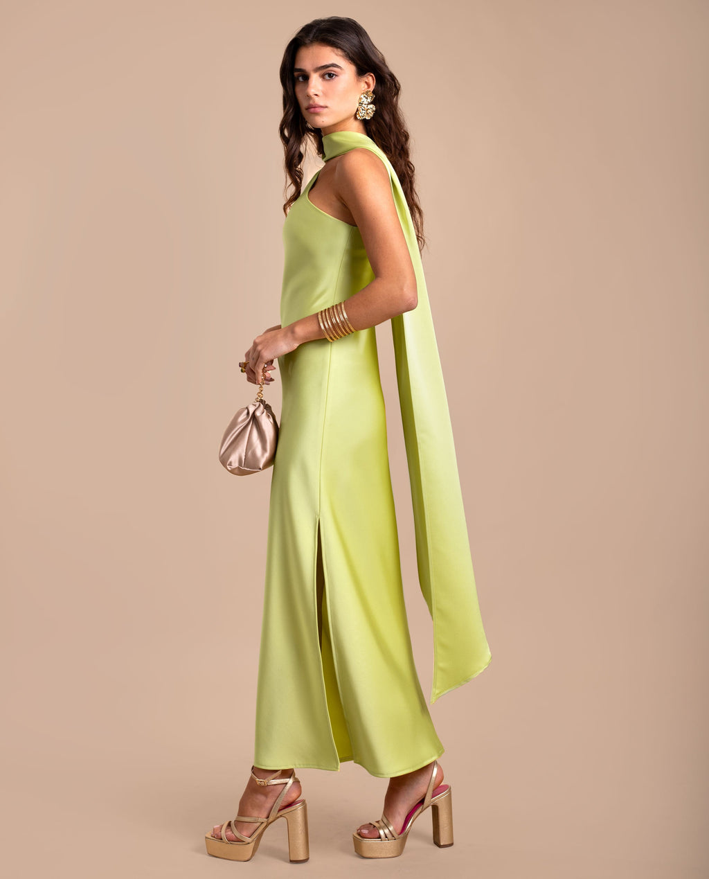 VESTIDO MRS. ABRIL · VERDE LIMA
