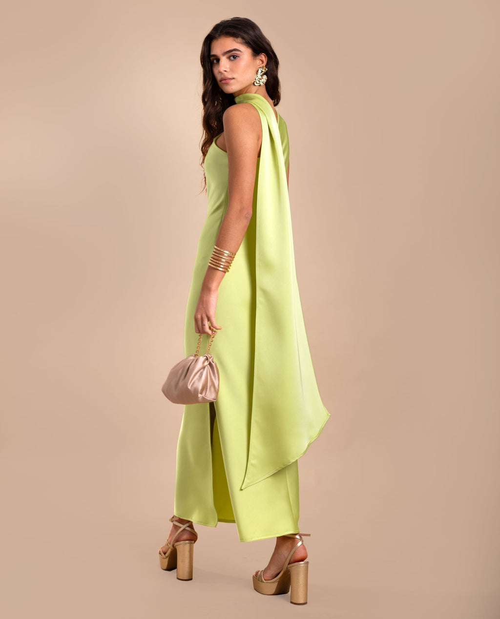 VESTIDO MRS. ABRIL · VERDE LIMA