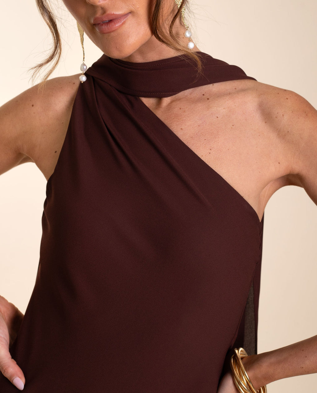 VESTIDO ALHAMBRA · MARRÓN