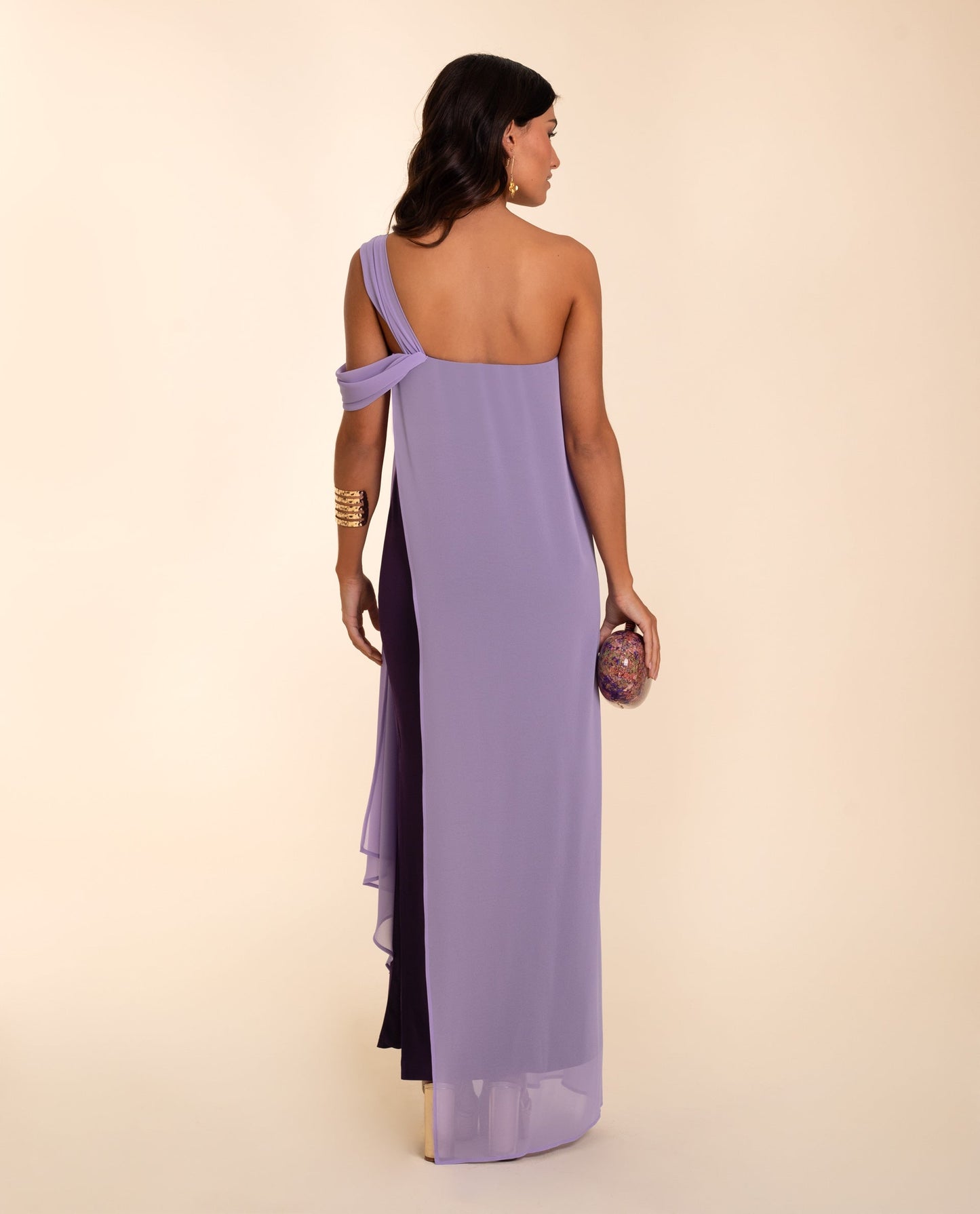 VESTIDO ALMERÍA  MORADO Y LILA