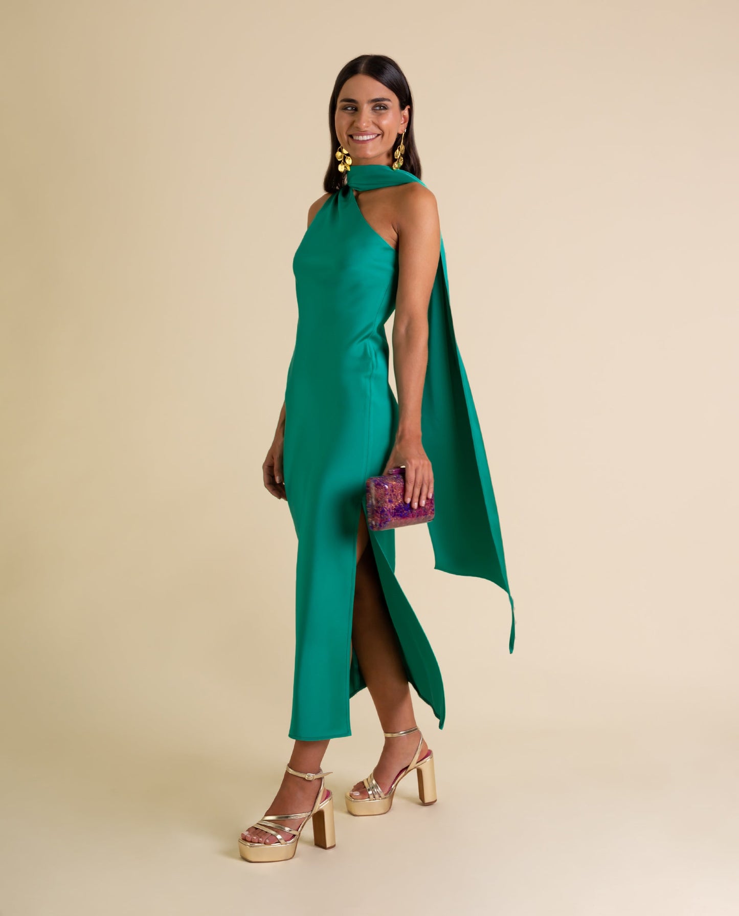 VESTIDO MRS. ABRIL  VERDE