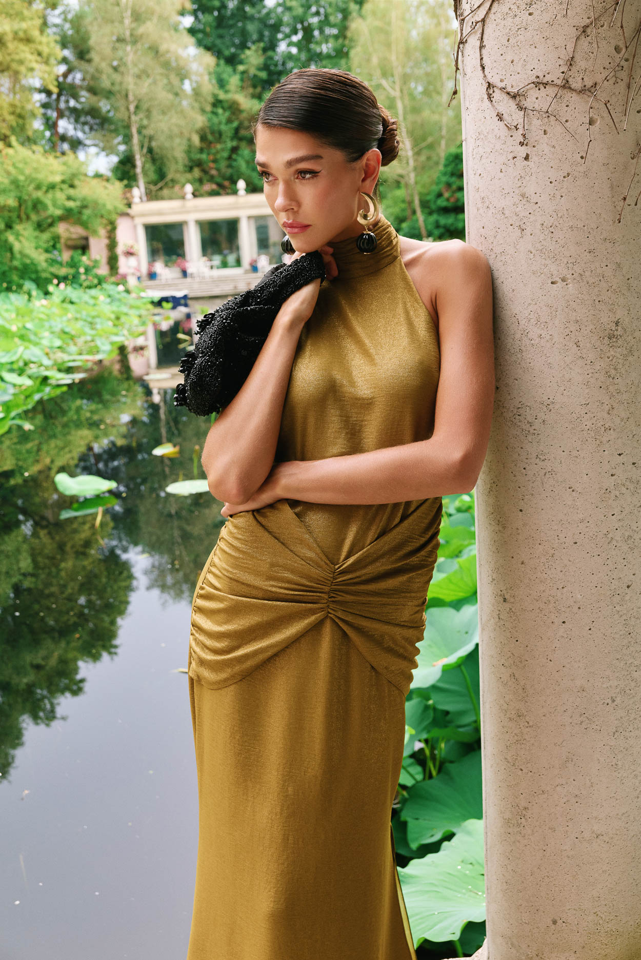 Vestido Mostra Aceituna