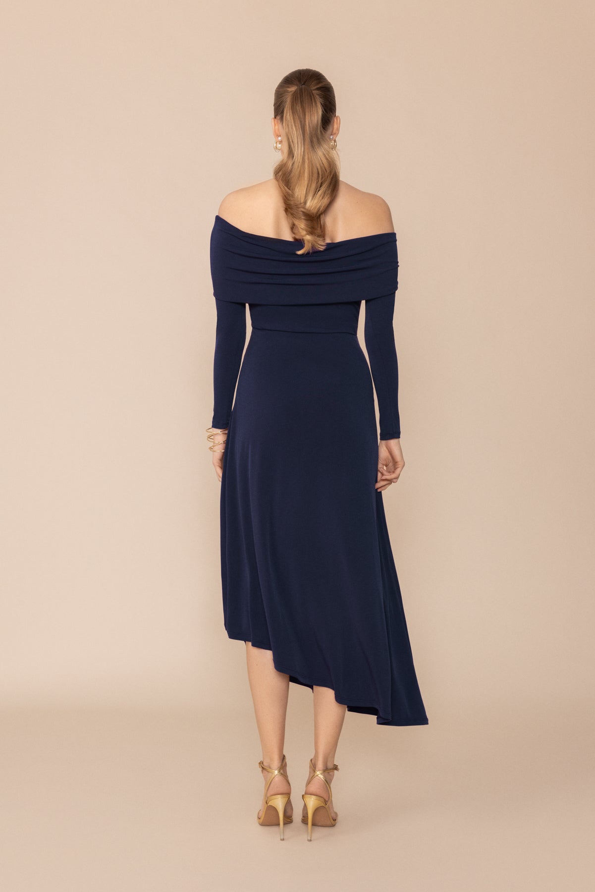 VESTIDO NELA NAVY  FLORA