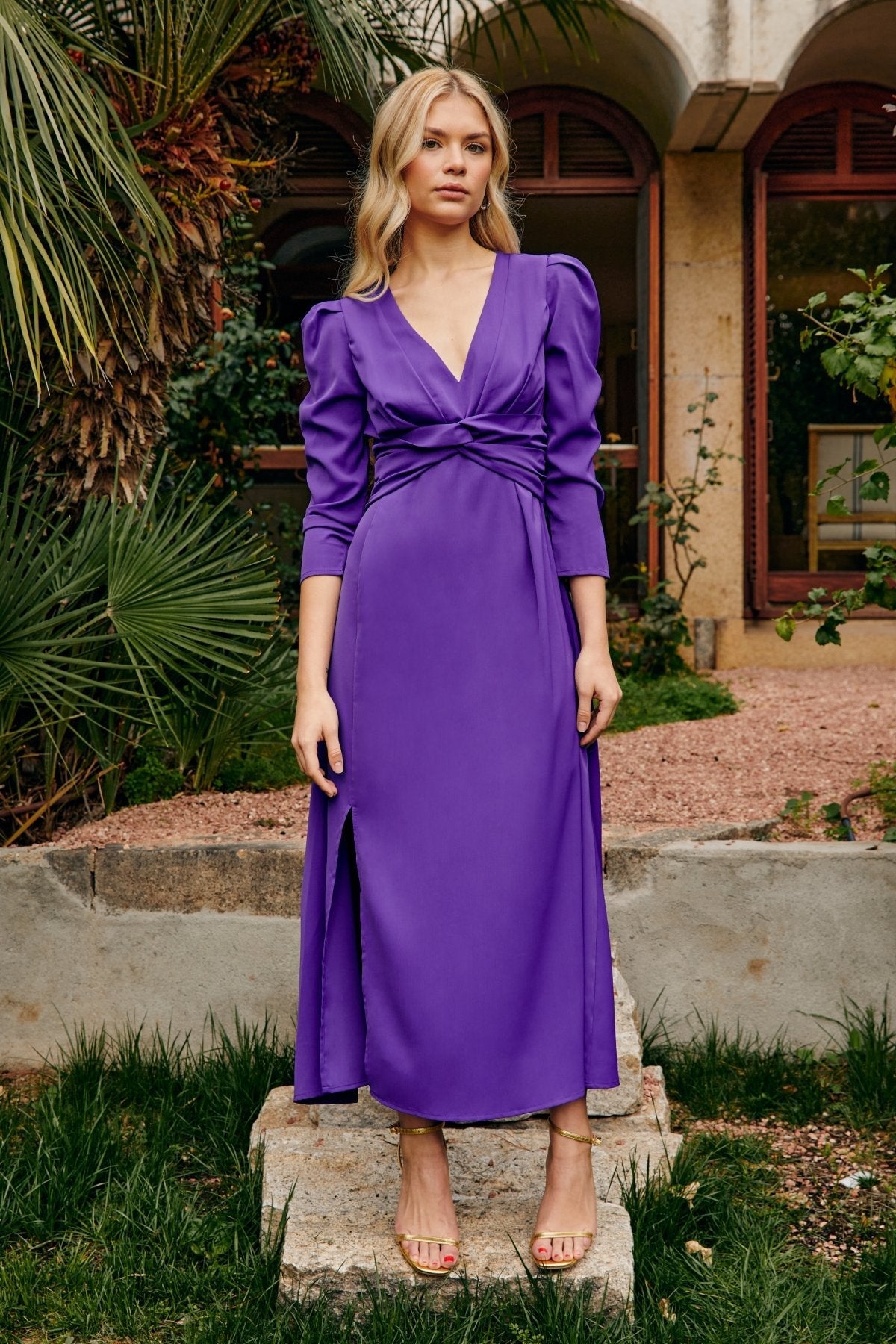 VESTIDO ODA PURPLE  ALEGORIA