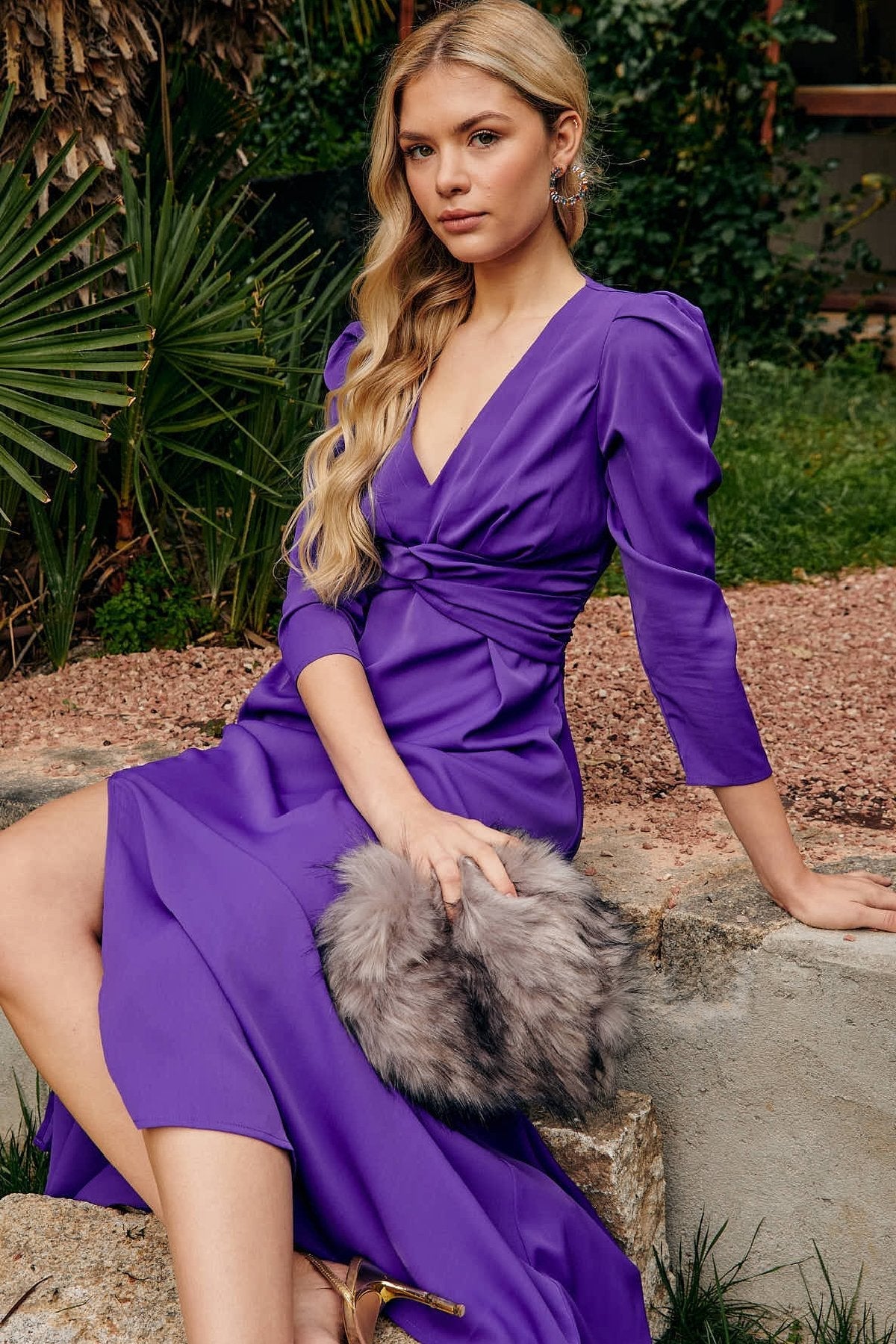 VESTIDO ODA PURPLE  ALEGORIA