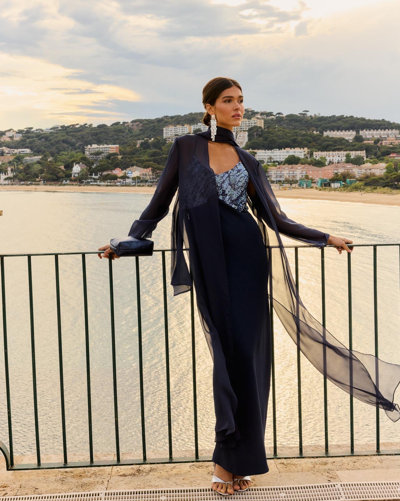 Vestido Parthenope Marino