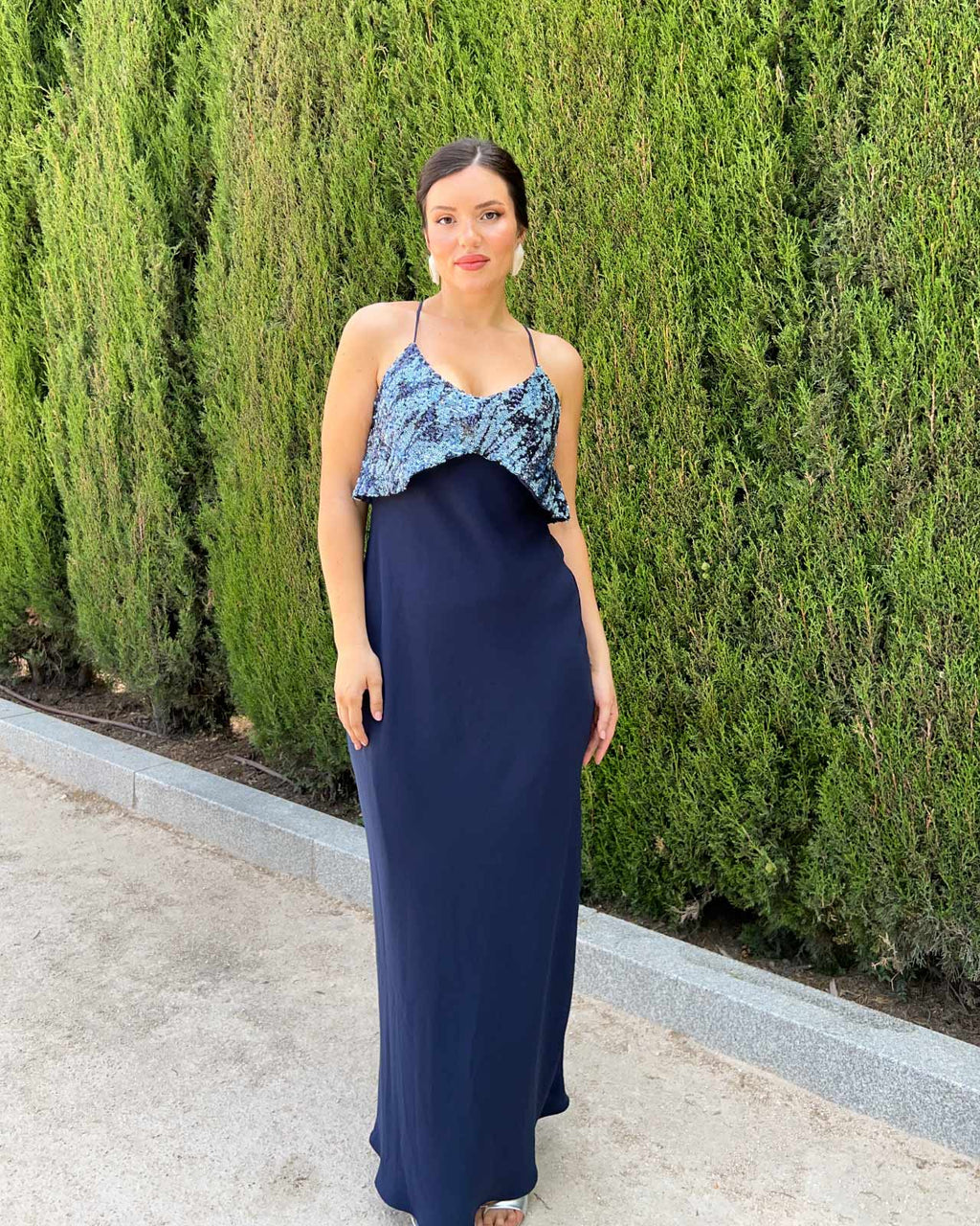 Vestido Parthenope Marino