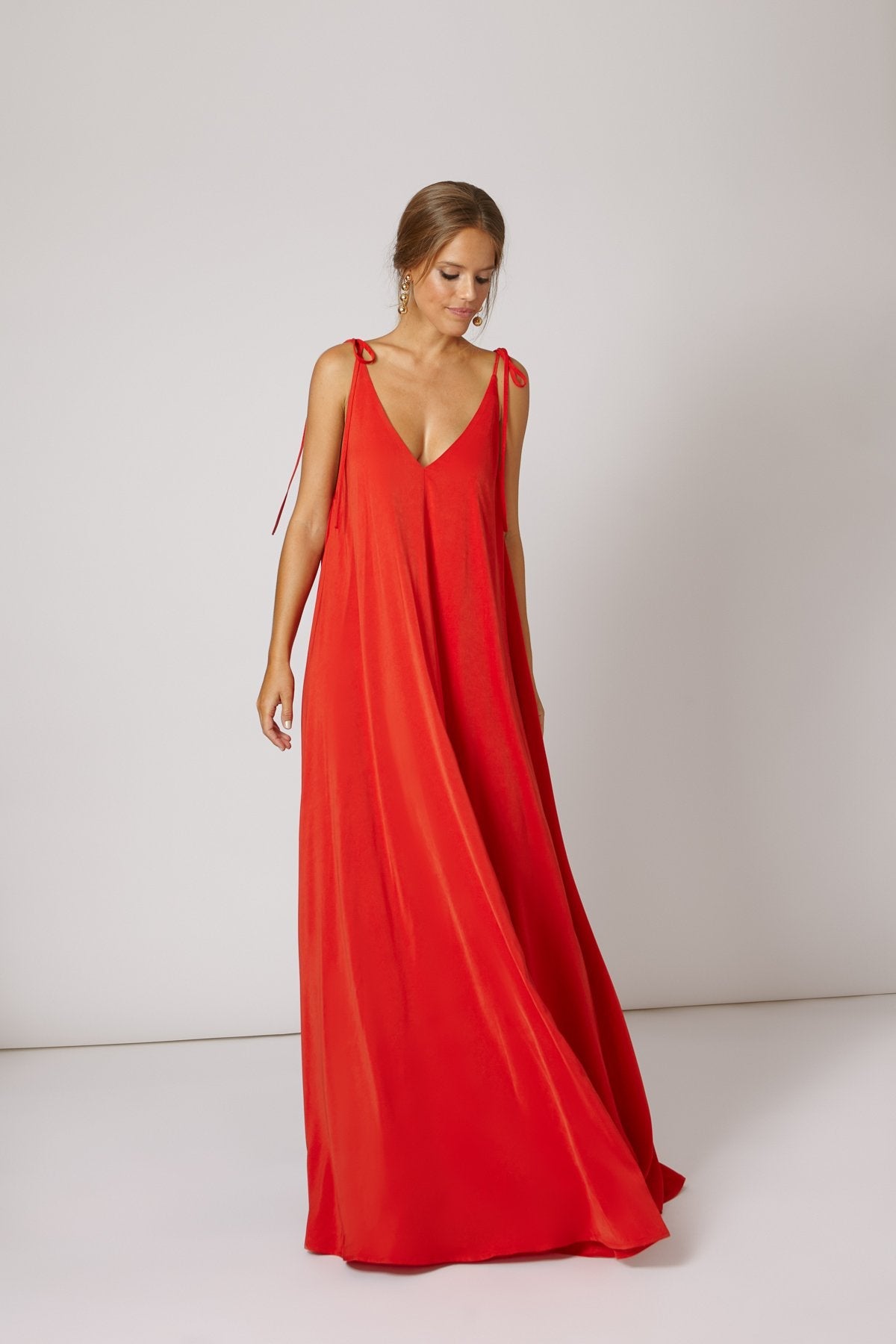 VESTIDO PIPI ROJO TOMATE   ICONICS