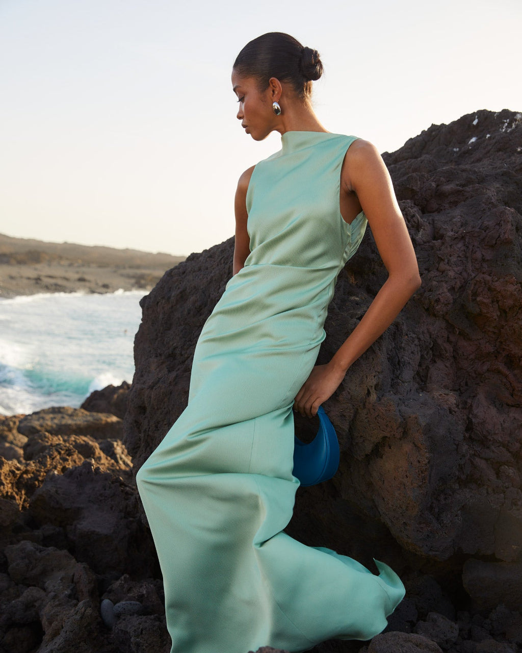 Vestido Renata Salvia