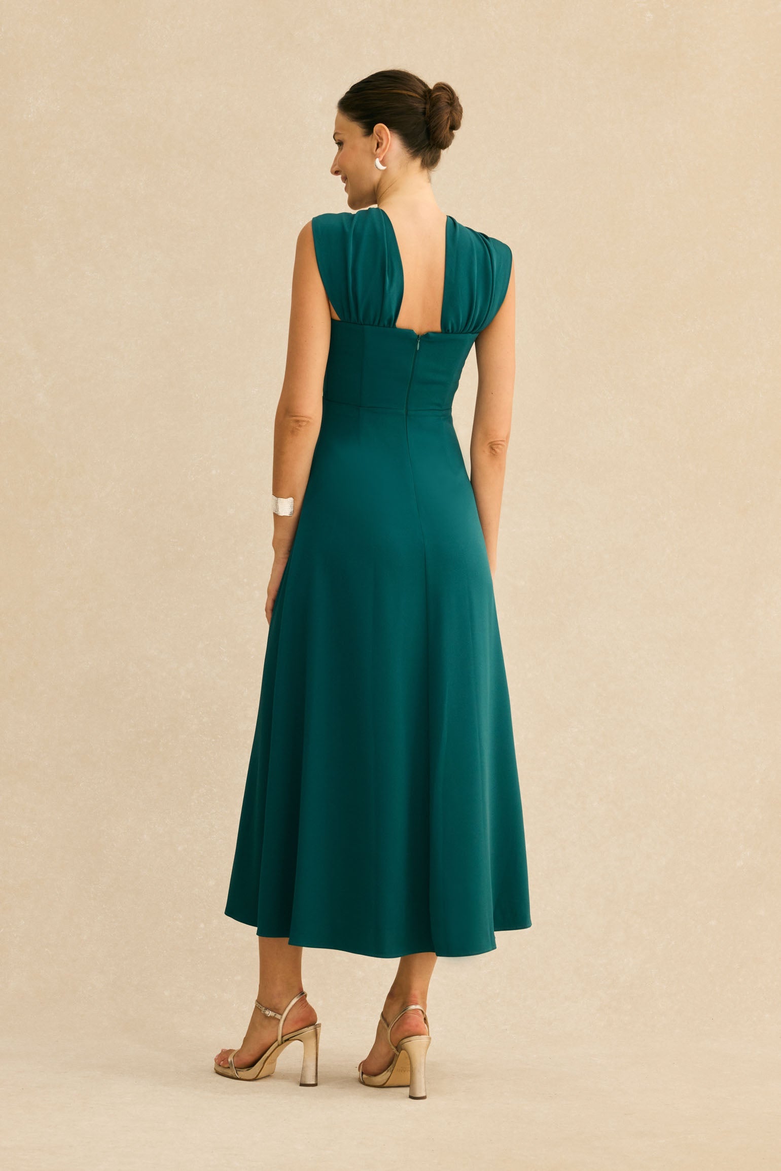 Vestido SUZANNE Verde Hiedra
