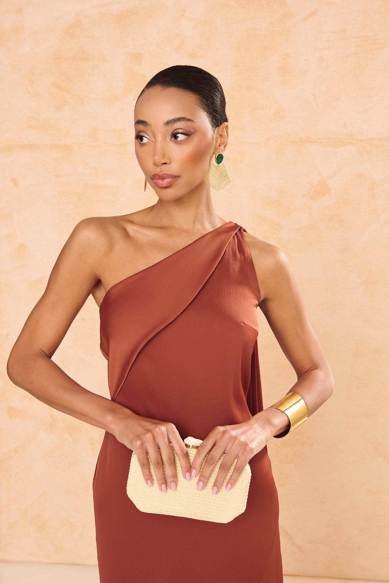 Vestido Lotus Terracota