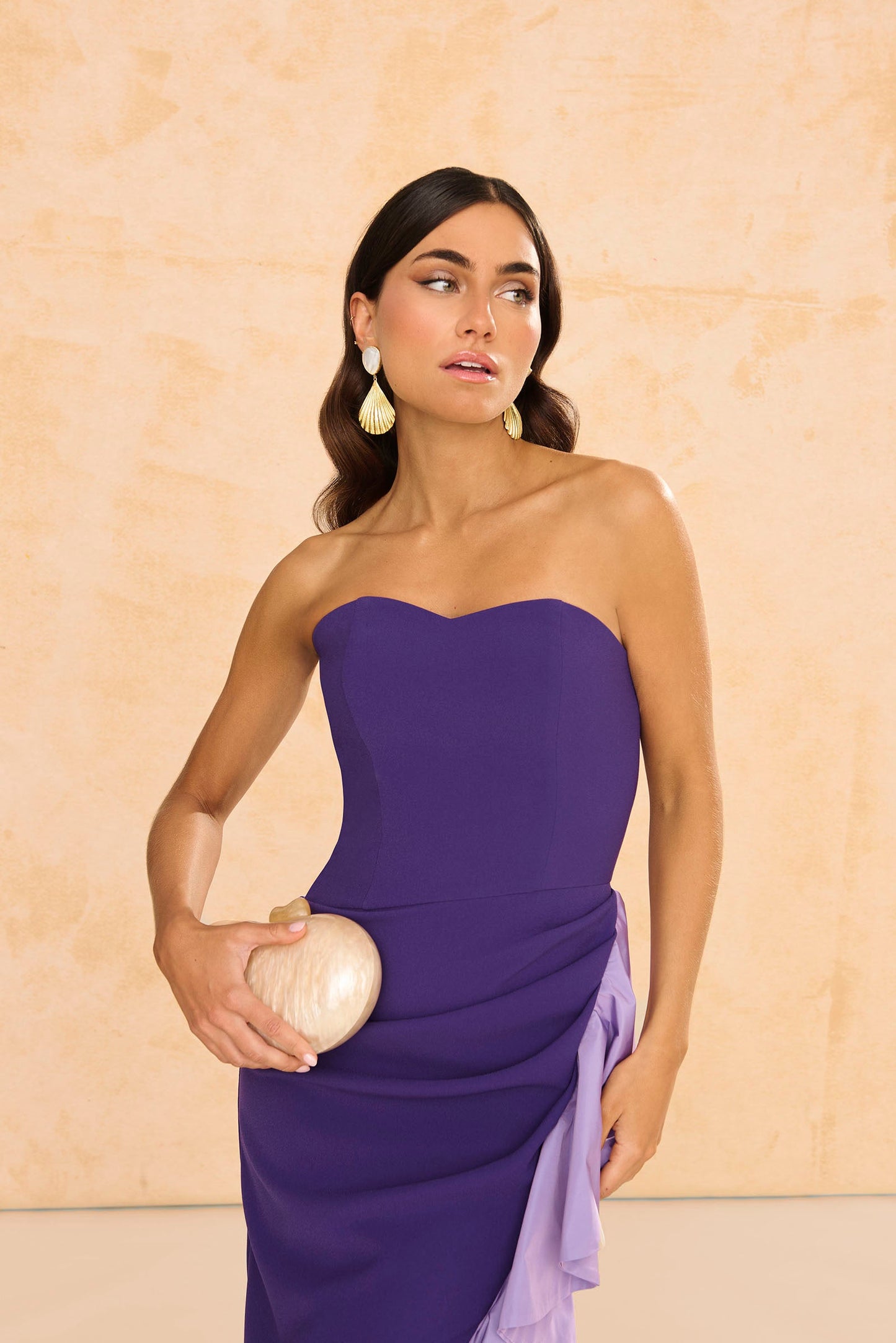 VESTIDO MACARENA MORADO