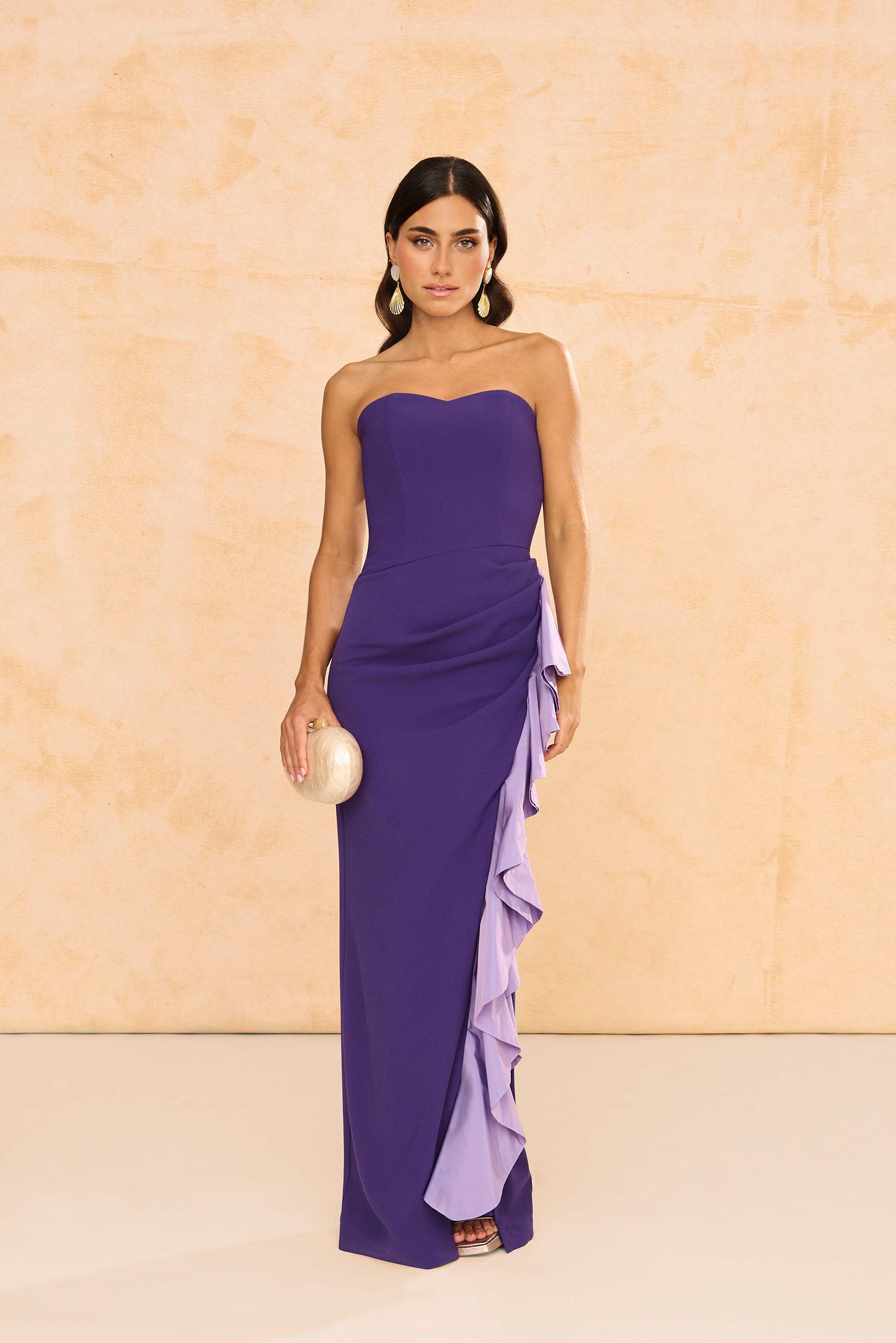 VESTIDO MACARENA MORADO