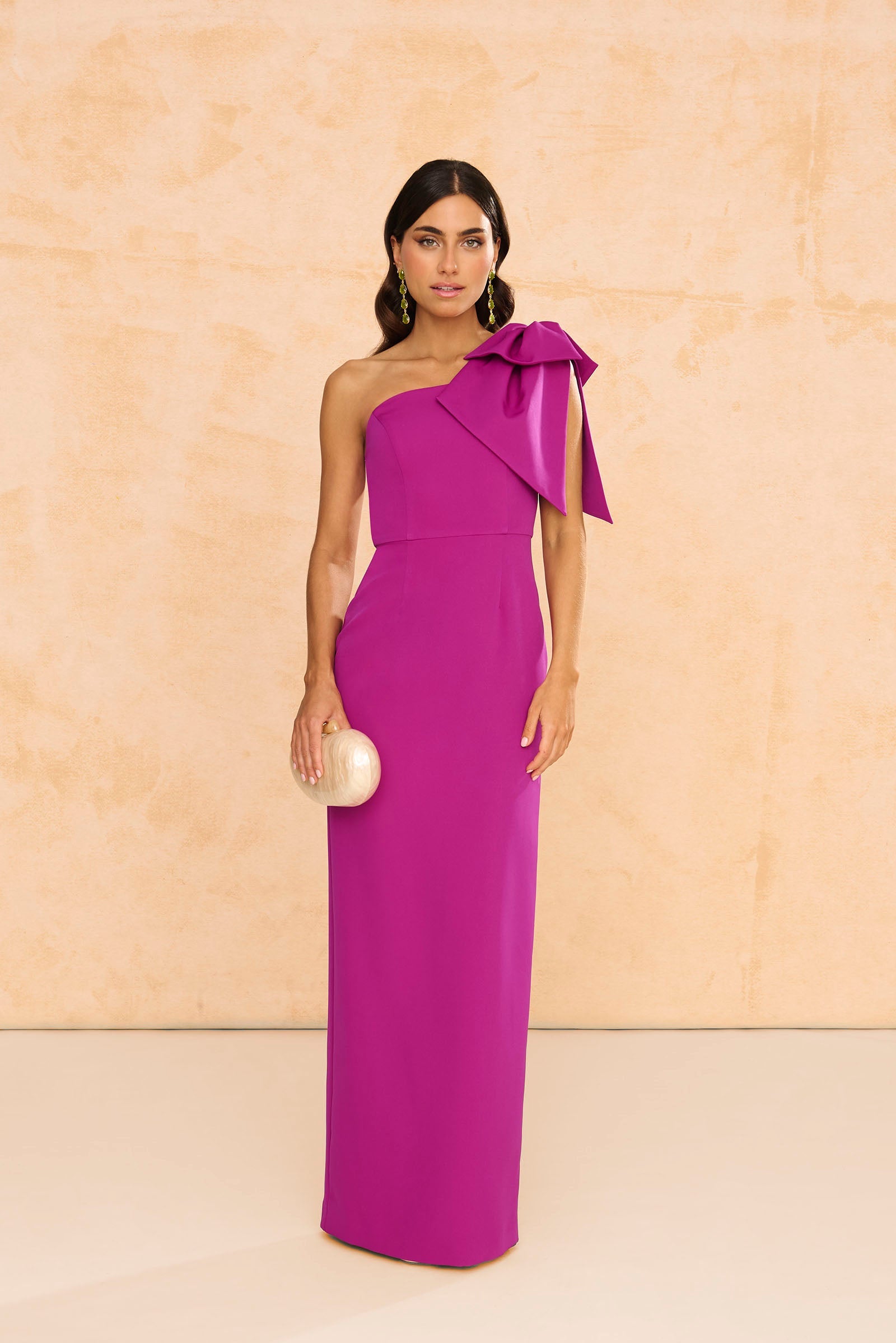 Vestido Largo Pétalo Buganvilla