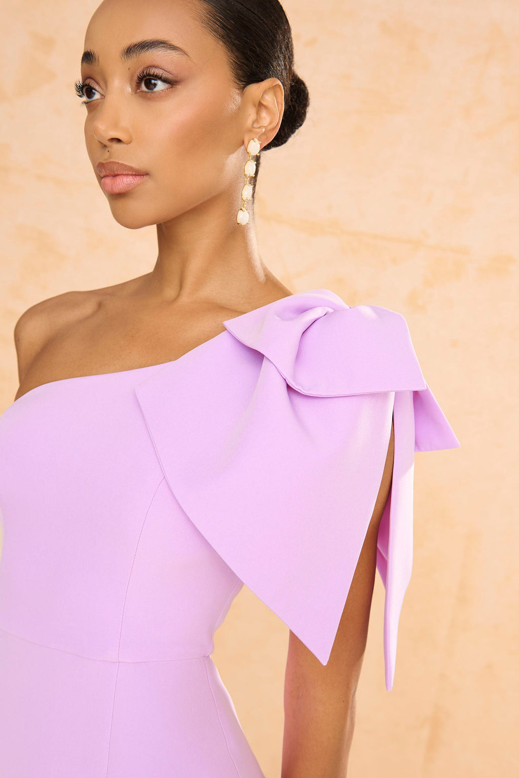 Vestido Largo Pétalo Lila